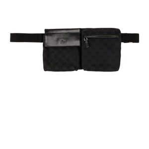 Gucci Black Belt Bag/ sling bag w/dust bag